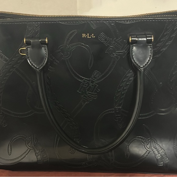 Ralph Lauren Handbags - Black Embossed Women's Bag